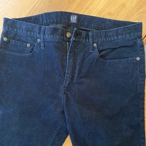 GAP men’s navy corduroy jeans